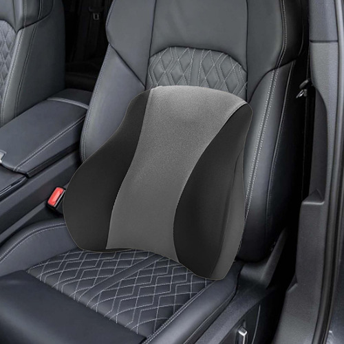 S Espuma Viscoelástica, Almohada De Apoyo Lumbar Gris
