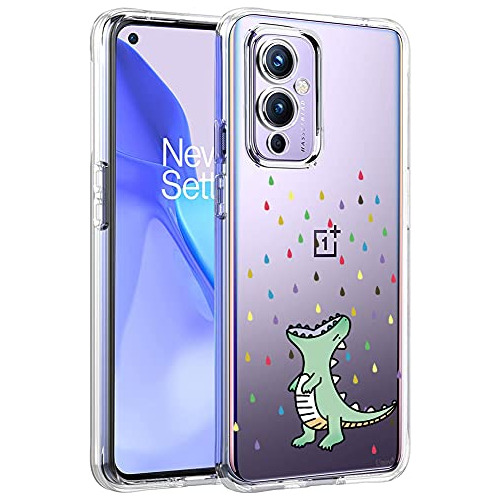 Unov Funda Compatible Con Oneplus 9 5g Clear Con Design Soft