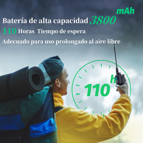 Radios De Comunicación Largo Alcance Uv-5r+ Amfm Uhfvhf Kit6
