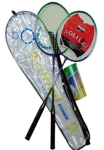 Set De Badminton Con Plumas Esparcimiento Entrenamiento