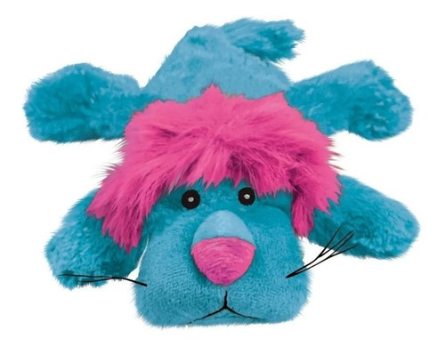 Kong Cozie Leão Medium/medio Brinquedo De Pelúcia Para Cães Cor Azul