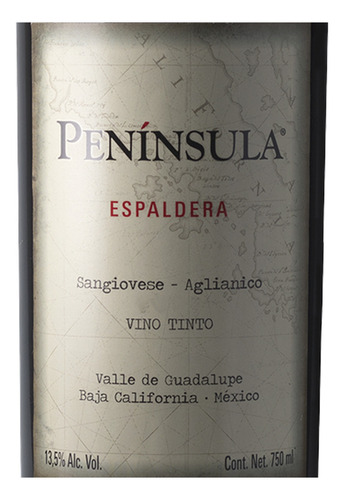 Pack De 6 Vino Tinto L.a. Cetto Peninsula Espaldera 750 Ml