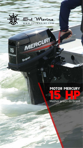 Motor Popa Mercury 15hp 18hp Super 2020 ( Produtor Rural )