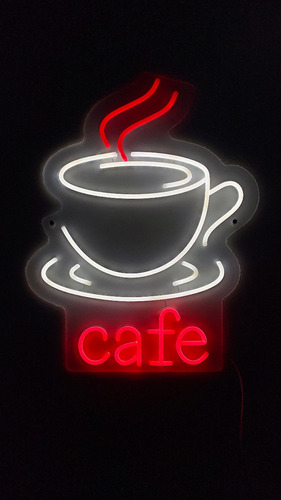 Letrero Ledneoncl - Taza Café