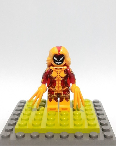 Minifigura Lego Simbionte Scream Spider Man Marvel 