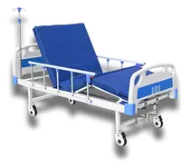 Comprar Cama Hospitalaria Manual 2 Funciones + Colchón + Porta Suero