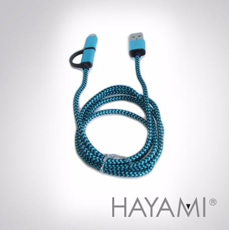Cable iPhone Y Android - Lightning Y Microusb