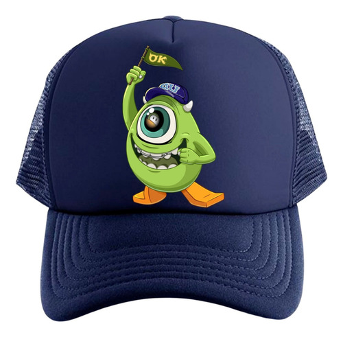 Gorra Trucker Mike Wazowski Monster Series Blue