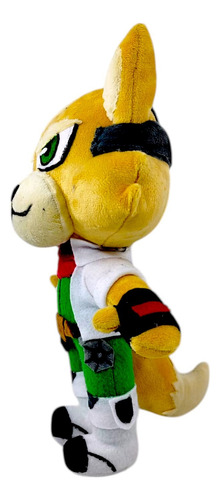 Peluche Fox Mcloud Starfox Hecho A Mano Naranja Y Verde