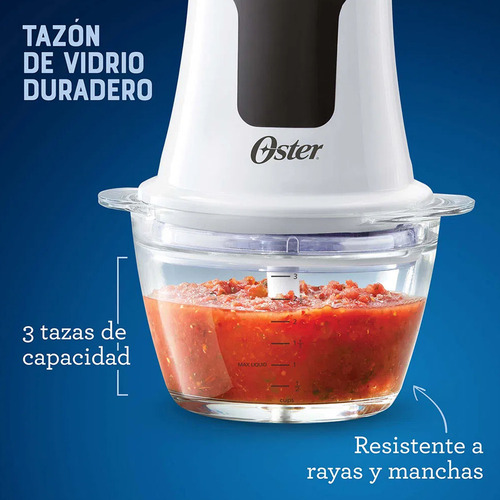 Cortadora Picadora Mini Chopper Oster Osfpstfp3340 Color Blanco