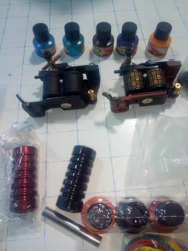 Imagen 8 de 10 de Maquinas Para Tatuar Dragonhawk Con Todos La Implementación