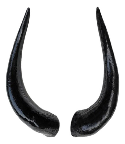 Diadema Sintética Con Forma De Cuerno De Toro (bk-m) De Plás