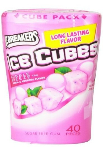 Chicle - Chicle - Ice Breakers Ice Cubes Sugar-free Gum, 40-