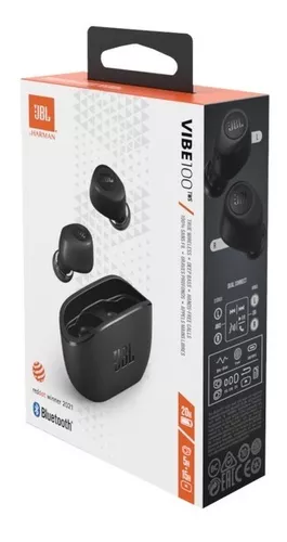  JBL Vibe Buds True Wireless Headphones - Negro, pequeño :  Electrónica