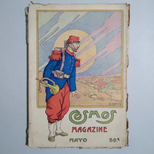 Cosmos 15, Mayo De 1913 Revista Antigua, Biblioteca Nacional (Usado)