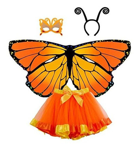 D. Niños Alas De Hada-butterfly Trajes Para Las Niñas J169n
