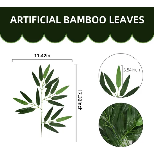 Bambu Verde Artificial Para Decoracion