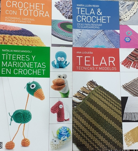 Coleccion Crochet Y Telar (pack 4)