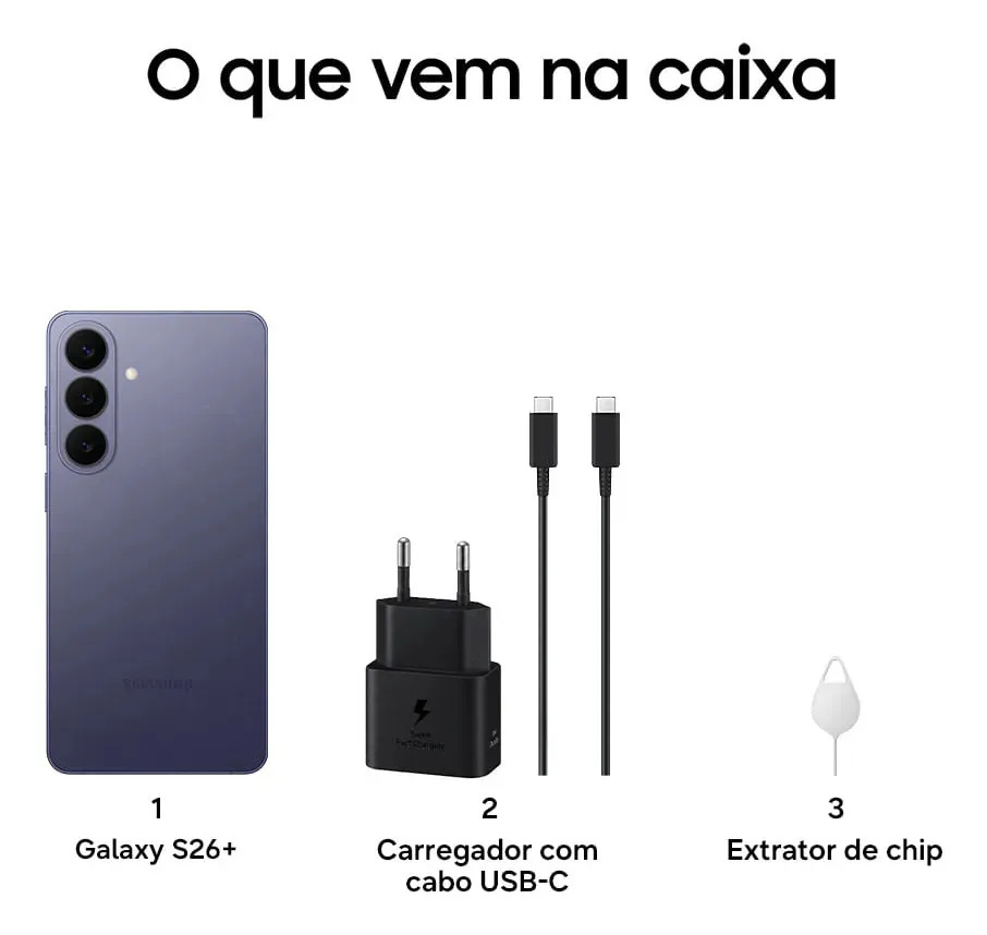 Teléfono celular Samsung Galaxy S26+ 5g, 512 GB, 12 GB de RAM, Galaxy Ai, cámara triple 50+12+10, pantalla plateada de 6.7