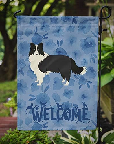 Carolines Treasures Ck6226gf Border Collie Bienvenido Jardín