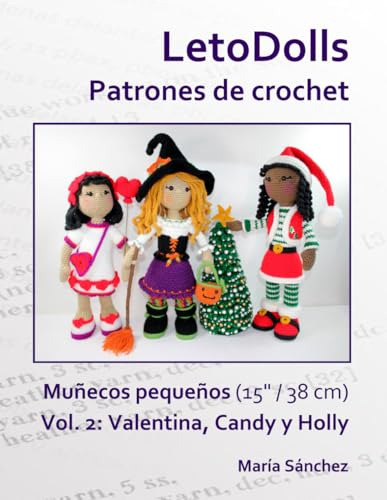 Letodolls Patrones De Crochet Muñecos Pequeños (15 / 38 Cm)