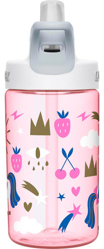 Botella De Agua Camelbak Eddy Kids Con Popote Anti Derrames