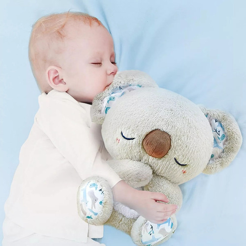Un Koala De Peluche Que Respira Con Sonido Para Dormir Y Rel
