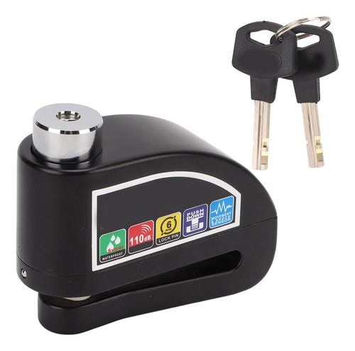Alarma Antirrobo Con Bloqueo De Disco De Freno De 110 Db Par