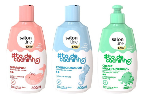 Salon Line #todecachinho Baby Kit Shampo+condicionador+creme