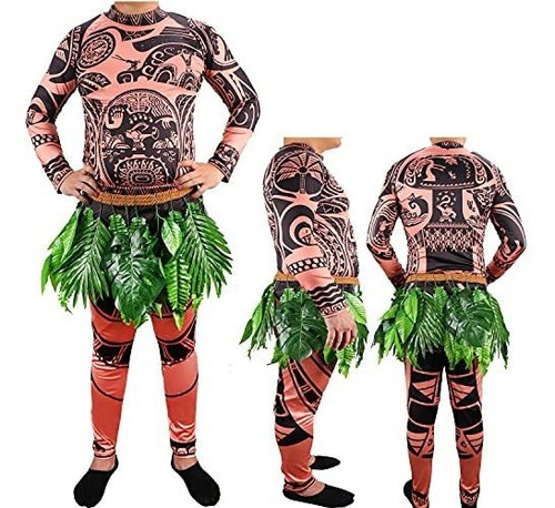 Maui Tattoo T Shirt Camiseta Pantalones Halloween Unise...