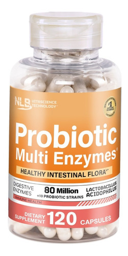 Probioticos Premium 80 Billones Probióticos Multi Enzymes® Sabor Sin Sabor