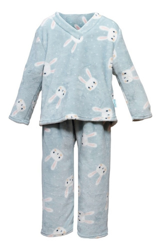 Pijama Termica Microfibra Polar Niña Bunny 3-4 Y 5-6 Años