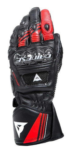 Guantes De Piel Dainese Druid 4 Largos Rojo (originales)