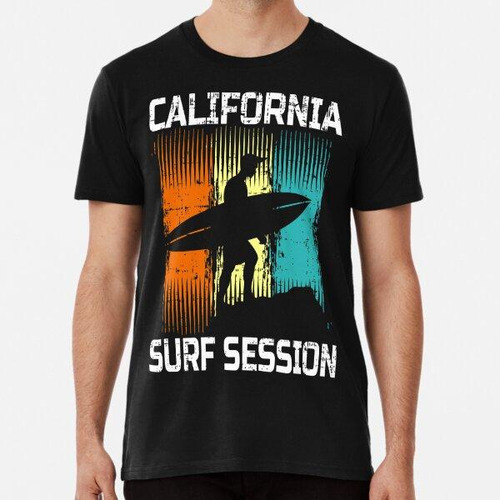 Remera Sesión De Surf De California Algodon Premium