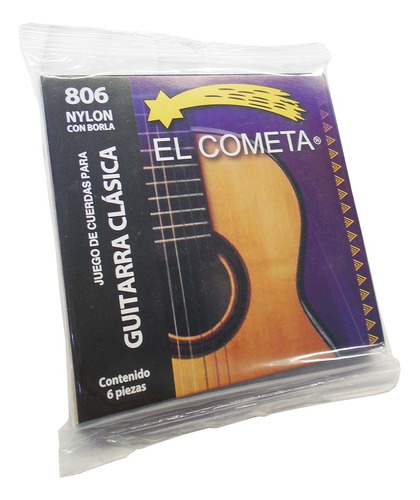 Cuerdas P/guitarra Nylon Jgo. 1a-6a C/6