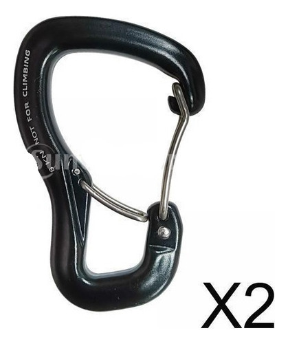 2x Hamaca Carabiner 8kn Gancho Accesorios De Escalada