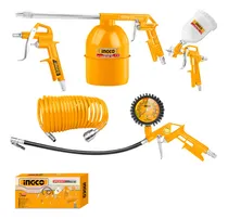 Comprar Kit Compresor Aire Pistolas Y Mangueras Ingco 1\u002F4'' Compreso