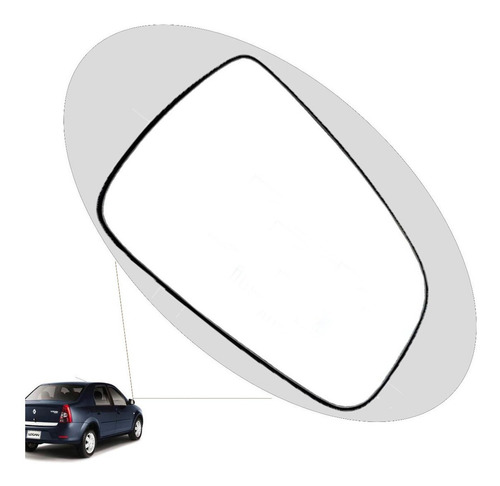 Luna Vidrio Espejo Derecha Renault Logan