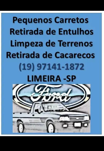 Faço Carreto, Retiro Entulhos E Cacarecos Em Limeira