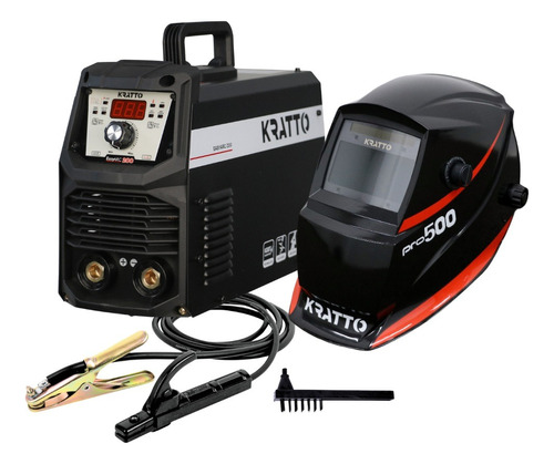 Kratto 1: Soldadora Inverter Easyarc-200 Arco-tig + Mascara