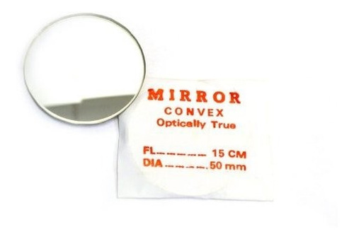 Eisco Labs Espejo Convexo  vidrio, Diámetro, Distancia Foca