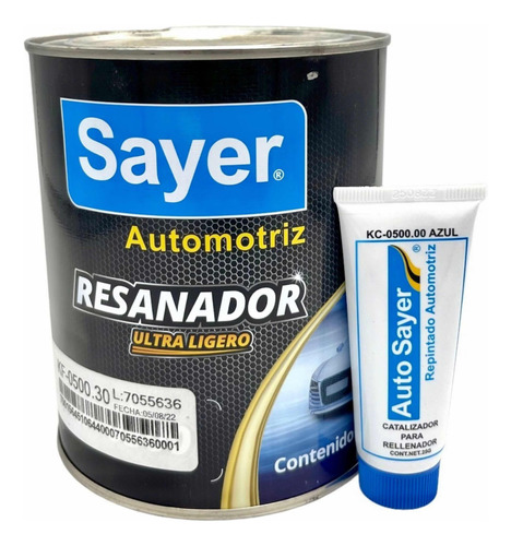 Kit Resanador Ultraligero Automotriz / Carpintería (1lt)