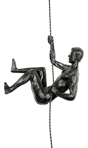 Estatua De Resina De Hombre Escalador, Figura Olímpica De At