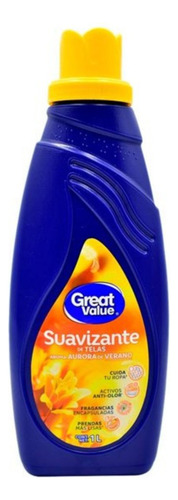 Suavizante De Telas Great Value Aurora De Verano 1 L
