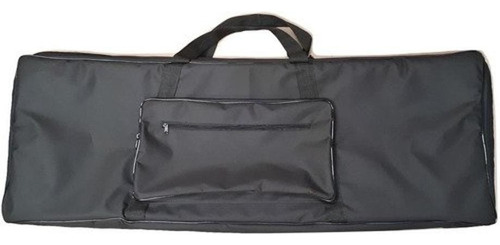 Capa Bag Teclado Yamaha Genos Master Luxo Preto + Cobertura