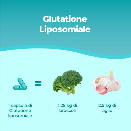 Glutation Liposomal 60 Cápsulas 250 Mg De L-glutatión Setria