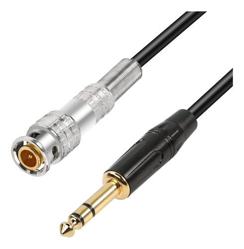 Cable Audio 0.250 in Bnc 1 4 Trs Mono Extension Para Dvr