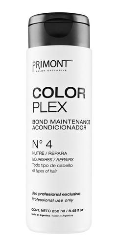 Acondicionador Color Plex Primont Bond Maintenance N°4 250ml