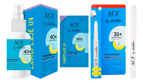 Acf Dadatina Kit Protector Solar Fps 40 + Refill + Labial