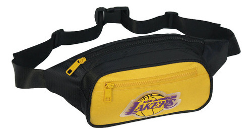 Riñonera Urbana Nba Lakers Licencia Original Deportiva Ne 